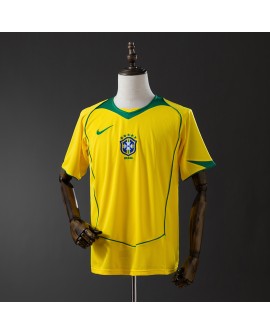 Brasilien Home Retro-Trikot 2004
