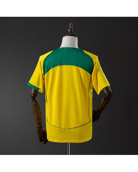 Brasilien Home Retro-Trikot 2004