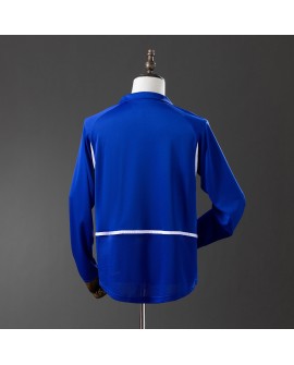 Brasilien 2002 Auswärts-Langarmtrikot im Retro-Stil