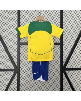 Brasilien 2004 Heimtrikot Retro - Kind