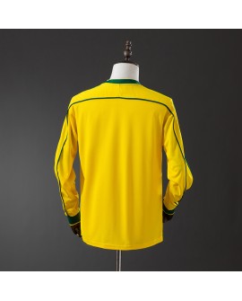 Retro-Langarmtrikot Brasiliens von 1998