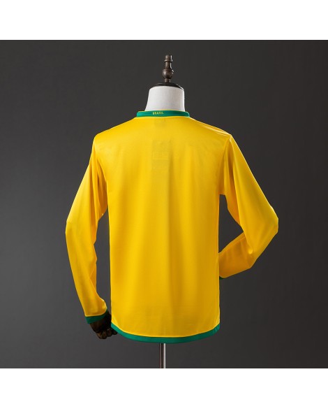 Brasilien 2006 Heimtrikot Langarm Retro