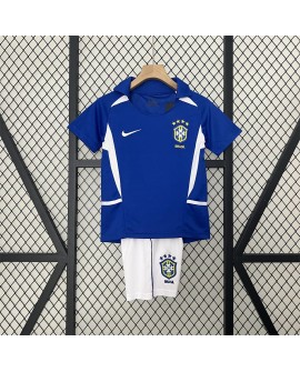 Brasilien Auswärtstrikot 2002 Retro - Kind