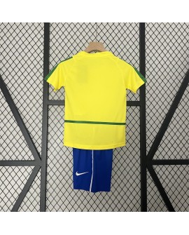 Brasilien 2002 Heimtrikot Retro - Kind