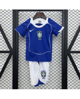 Brasilien Auswärtstrikot 2004 Retro - Kind
