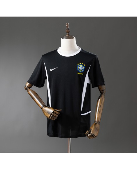 Brasiliens schwarzes Torwarttrikot von 2002