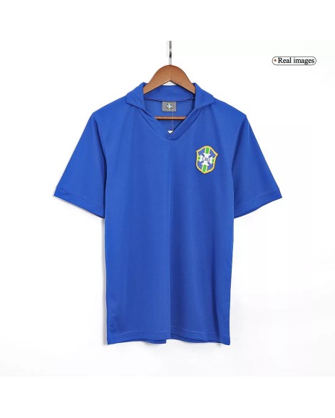 Brasilien 1957 Auswärts-Retro-Trikot