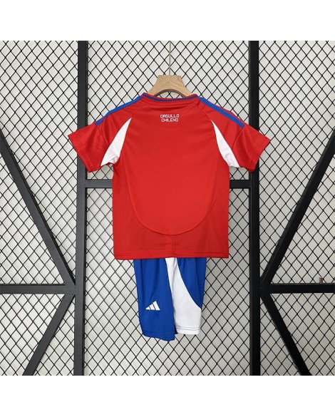 Chile zu Hause 2024 Kinder (Trikot + Shorts)