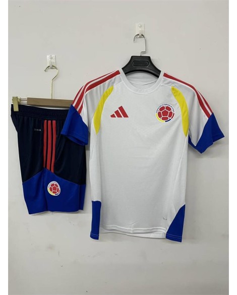 Kolumbien Trainingsset 2627 - Weiß (Trikot + Shorts)