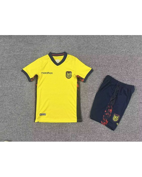 Ecuador 2026 Heimtrikot-Set (Trikot + Shorts) - Kind