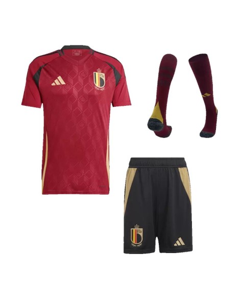 Belgien 2024 EM Heimtrikot (Jersey+Shorts+Socken)