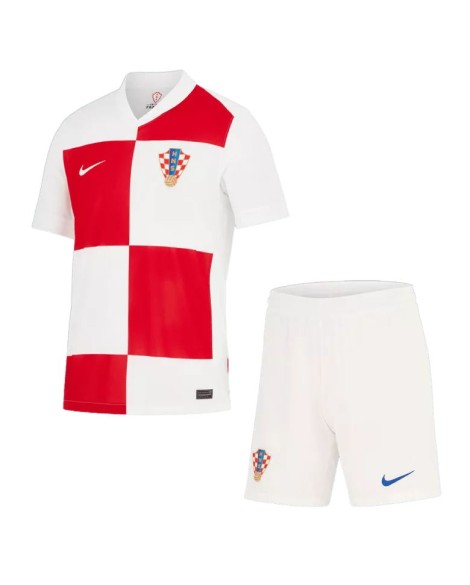 2024 Europameisterschaft Kroatien Heimtrikot (Trikot+Shorts)