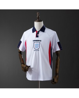 England 1998 Retro-Heimtrikot