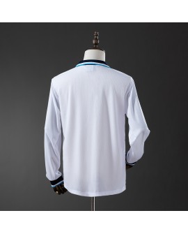 England 1996 Heim-Retro-Trikot - Lange Ärmel