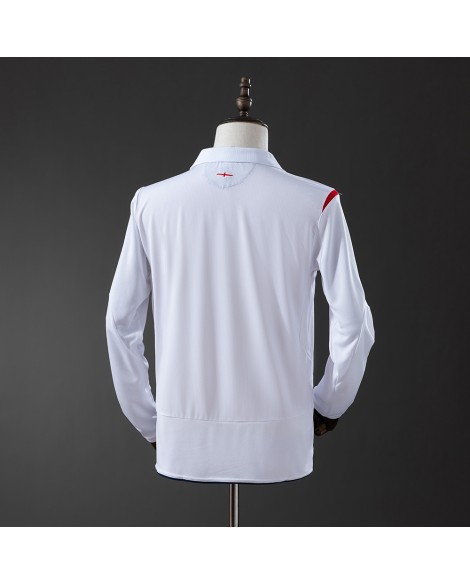 England 2006 Heim-Retro-Trikot - Lange Ärmel