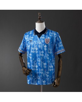 England Away Retro-Trikot 1990 By – Blau
