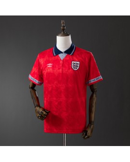 England Away Retro-Trikot 1990 von – Rot
