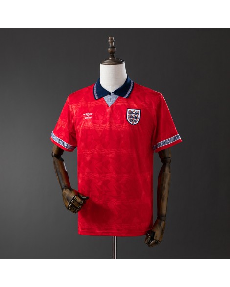 England Away Retro-Trikot 1990 von – Rot