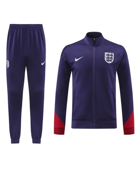England Trainingsjacken-Set (Jacke + Hose) Marineblau 2024