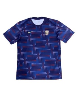 England EM 2024 Trainingstrikot vor dem Spiel, blau