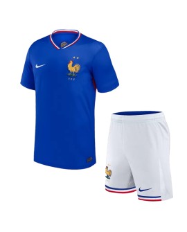 Frankreich EURO 2024 Heimtrikot für Kinder (Trikot + Shorts)
