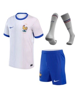 Frankreich Away EURO 2024 Trikot (Trikot+Shorts+Socken)