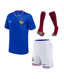 Frankreich Home EURO 2024 Trikot (Trikot+Shorts+Socken)
