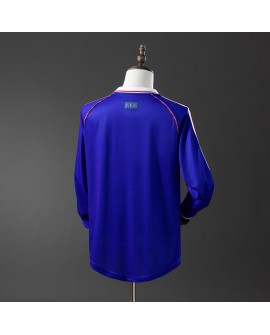Frankreich 1998 Retro-Heimtrikot – langärmlig