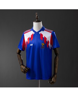 Frankreich 1990 Heim-Retro-Trikot