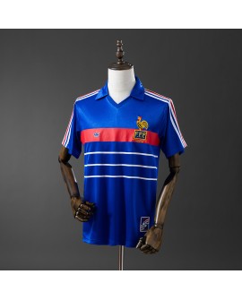 Frankreich 1984 Heim-Retro-Trikot