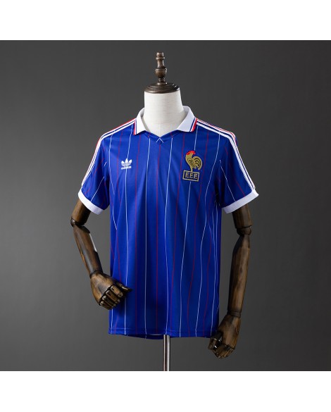 Frankreich 1982 Heim-Retro-Trikot
