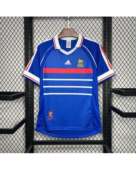 Frankreich Home Retro-Trikot 1998