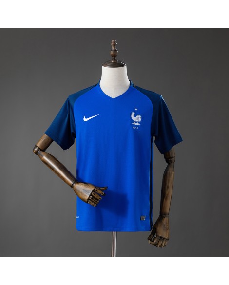 Frankreich 2016 Heimtrikot Retro