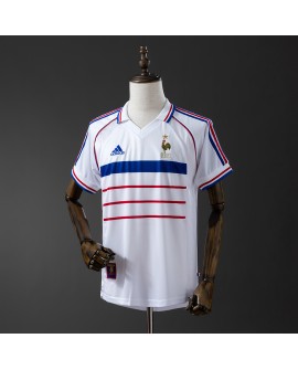 Frankreich Away Retro-Trikot 1998