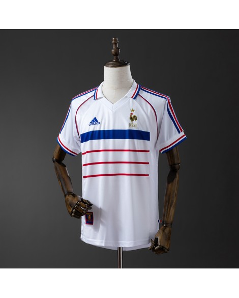 Frankreich Away Retro-Trikot 1998
