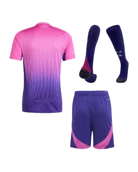 Deutschland EM 2024 Auswärtstrikot (Trikot + Shorts + Stutzen)