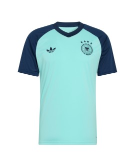 Deutschland 2026 Aufwärmtrikot Auswärts - Blau