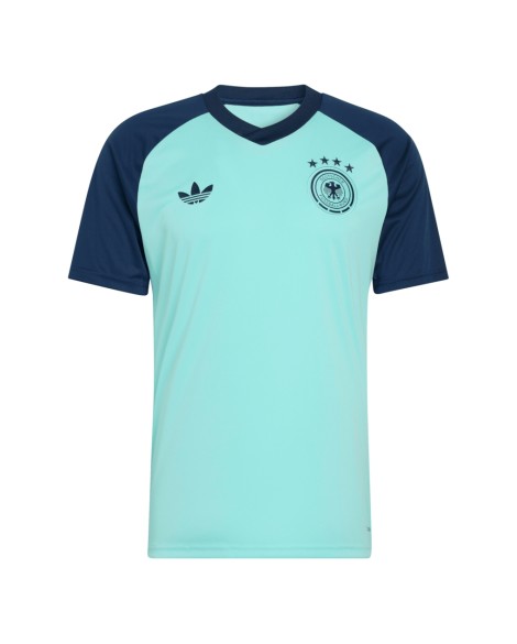 Deutschland 2026 Aufwärmtrikot Auswärts - Blau