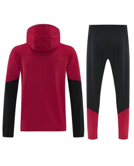 Deutsche Kapuzenjacke Trainingsbekleidung 2627-Rot