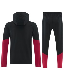 Deutsche Kapuzenjacke Trainingsbekleidung 2627-Schwarz