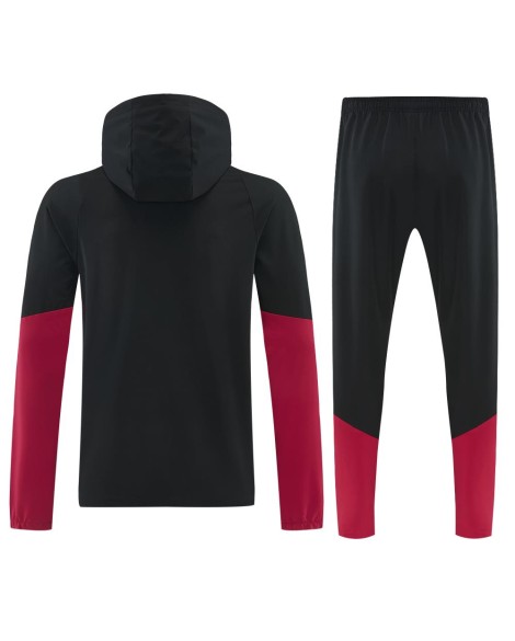Deutsche Kapuzenjacke Trainingsbekleidung 2627-Schwarz