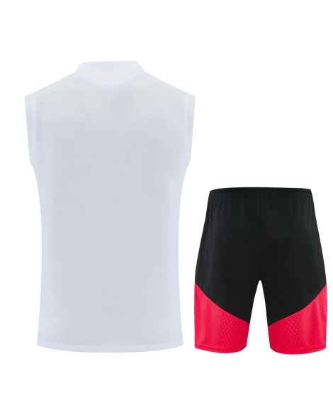Deutsche Trainingsuniform 2627-weiß (Trikot + Shorts)