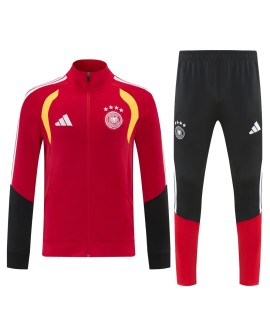 Deutsches Trainingsbekleidungsset 2627-Rot