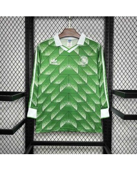Deutschland 1990 Auswärts-Langarm-Retro-Trikot