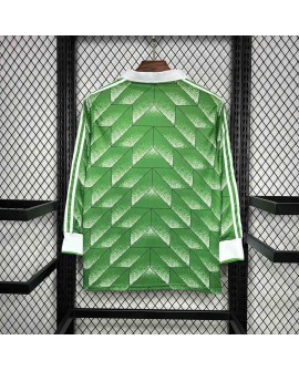 Deutschland 1990 Auswärts-Langarm-Retro-Trikot