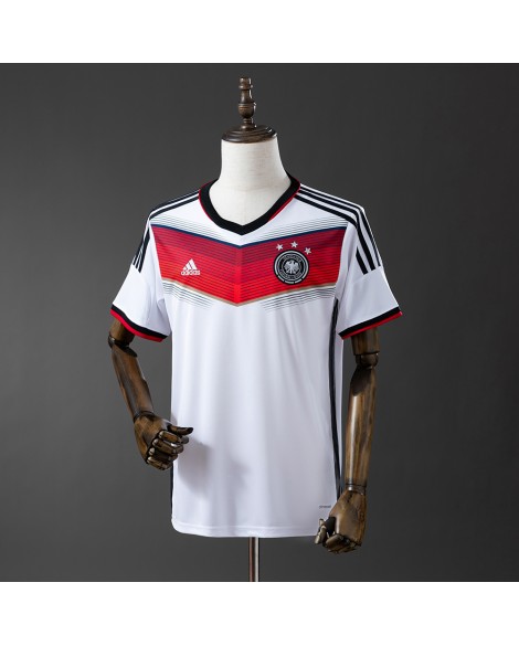 Deutschland 2014 Heim-Retro-3-Sterne-Trikot