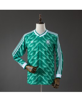 Deutschland Auswärtstrikot der Saison 90/91 Retro - Langärmlig