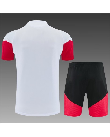 Deutsche Trainingsuniform 2627-weiß (Trikot + Shorts)