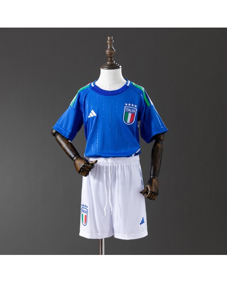 Italien EM 2024 Heimtrikot für Kinder