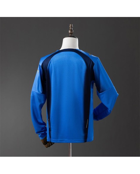 Italien 2006 Heim-Retro-Trikot (Langarm)